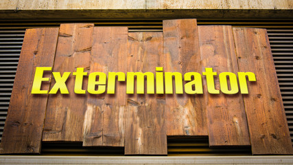 Street Sign to Exterminator