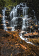 Fototapeta na wymiar Dream Waterfalls, shooting with slow speed shutter or long exposure.