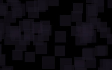 Black abstract background. Backdrop with grey squares. 3D illustration