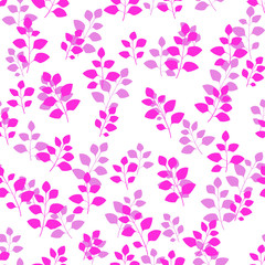 Texture with flowers and plants. Floral ornament. Original flowers pattern.