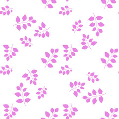 Texture with flowers and plants. Floral ornament. Original flowers pattern.