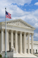 United States Supreme Court Building in a cloudy day - Washington D.C. United States of America