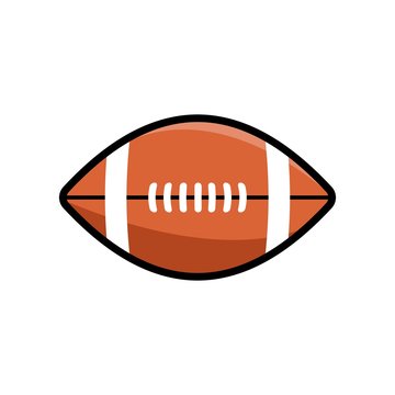 american football ball vector illustration design