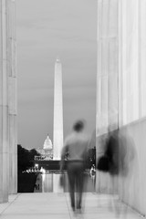 Washington D.C., United States of America - A skyline view from Lincoln Memorial