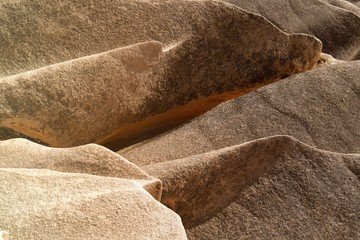 Central Turkey. Cappadocia. Caves in the mountains.