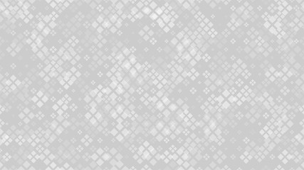 Seamless pattern of rhombuses. Vecton illustration. Gray background.