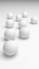 White abstract background. Lowpoly backdrop. Crumpled paper. 3D illustration