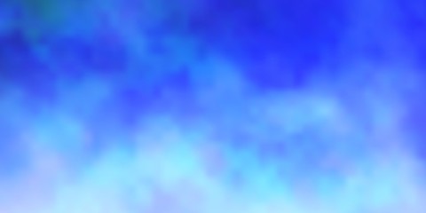 Light BLUE vector texture with cloudy sky. Abstract illustration with colorful gradient clouds. Colorful pattern for appdesign.