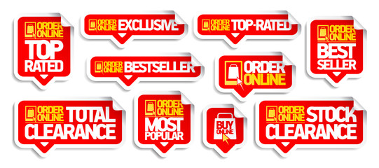 Order online stickers set - top rated, exclusive, etc.
