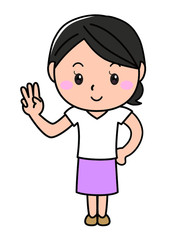 女の子01_01（笑顔・３）