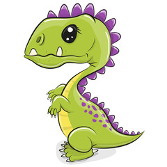 Dinosaur isolated on a white background