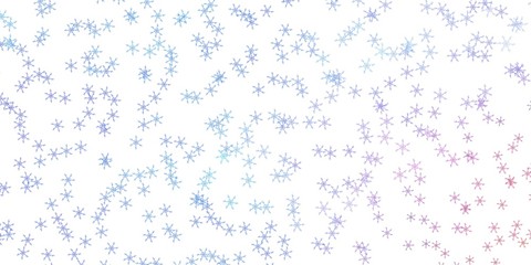 Light Blue, Red vector backdrop with bent lines.