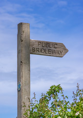 Public Bridleway Sign