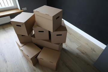 Bunch of paper containers