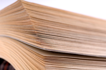 book pages close-up. abstract background