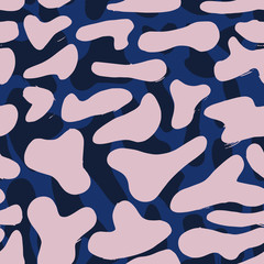 Fashion camouflage seamless pattern. Camo pattern background.