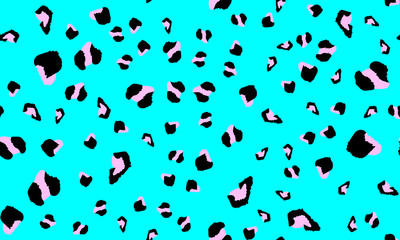 Leopard Print. Spotted Texture. Seamless Pattern.