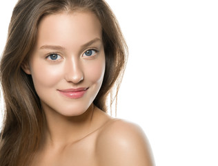 Obraz premium Fresh healthy skin woman spa concept face clean skin beauty