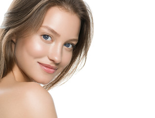 Obraz premium Fresh healthy skin woman spa concept face clean skin beauty