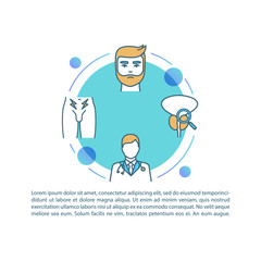 Prostatitis treatment concept icon with text. Medical assistance with male healthcare problems. PPT page vector template. Urology brochure, magazine, booklet design element with linear illustrations