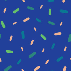 Playful abstract shapes. Vector repeat. Perfect for fashion, home, stationary, kids. 