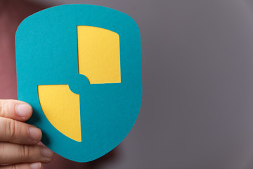 protection sign shield safe concept