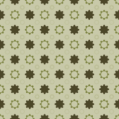Fototapeta na wymiar Green Object Seamless Repeat Pattern