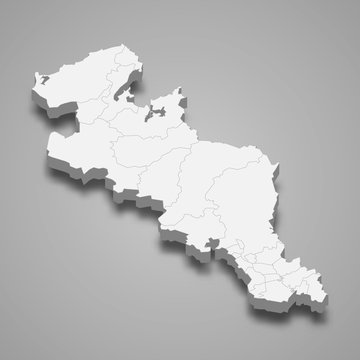 recommend clip art: Kyoto 3d map prefecture of Japan Template for your design