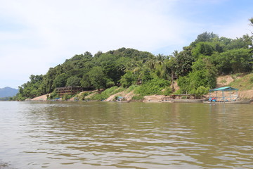 Fleuve Mékong à Don Det, Laos
