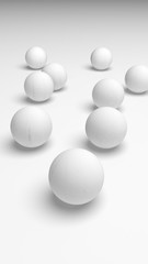 White abstract background. Lowpoly backdrop. Crumpled paper. 3D illustration