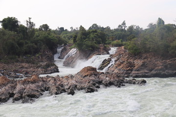 Chutes de Khone à Si Phan Don, Laos