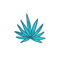 agave doodle icon