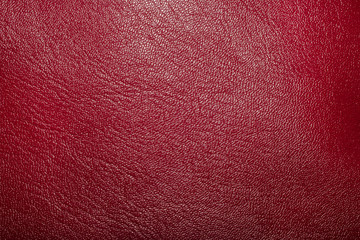 Fototapeta premium Old red leather texture as background