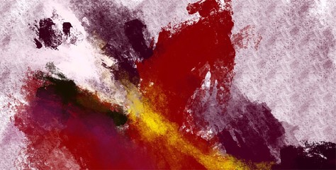 Abstract art red
