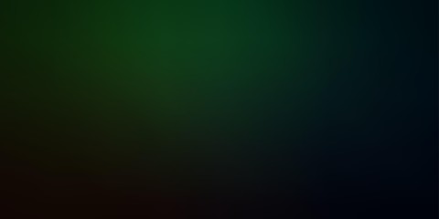 Dark Green vector blurred colorful background. New colorful illustration in blur style with gradient. Elegant background for websites.