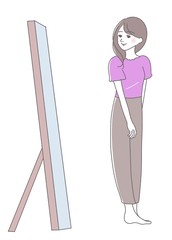 姿見　スタンドミラー　全身鏡