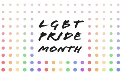 LGBT pride month background. Poster, card, banner	