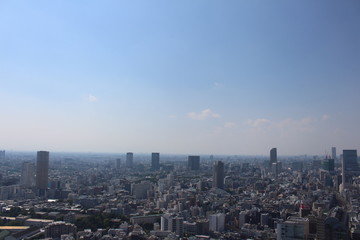 Fototapeta na wymiar Tokyo skyline