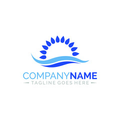 Sun Water Logo Concept