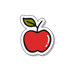 apple doodle icon