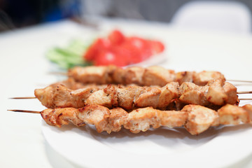 Crusty bbq on table