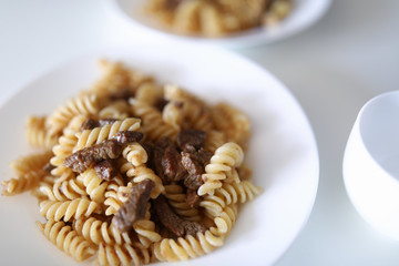 Attractive dish on table