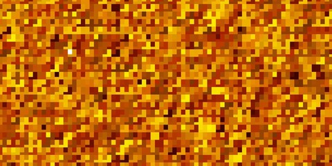 Light Orange vector pattern in square style. Abstract gradient illustration with colorful rectangles. Design for your business promotion.