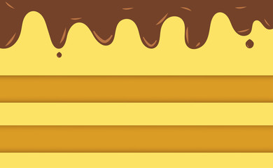 chocolate or cocoa background concept, idea for your design about food.