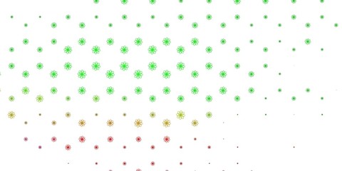 Light Green, Red vector layout with wry lines.
