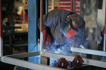 Welder connecting parts narrow focus area