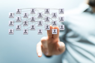 internet net and data digital concept teamwork.