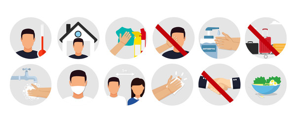 Fototapeta premium Coronavirus prevention measure. 2019-nCoV. Hygiene product.