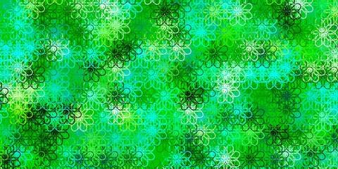 Light Blue, Yellow vector layout with curves.