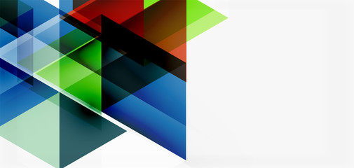 Obraz premium Geometric abstract background, mosaic triangle and hexagon shapes. Trendy abstract layout template for business or technology presentation, internet poster or web brochure cover, wallpaper